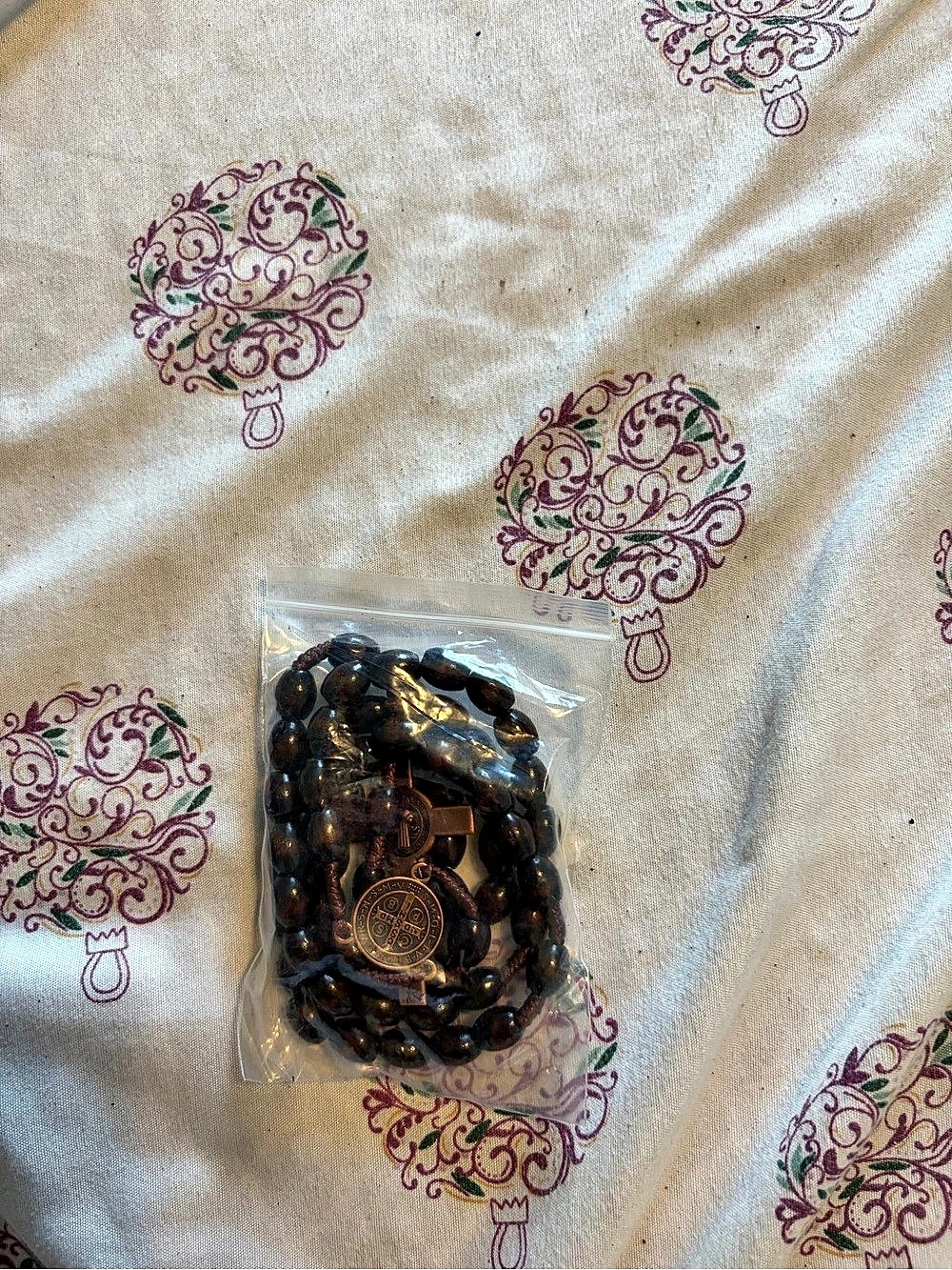 Beaded Bracelet in Brown & Black
